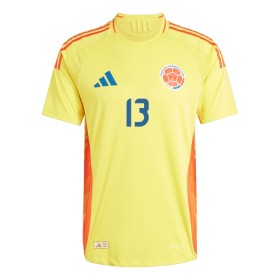 Camisola Colômbia Yerry Mina 13 Equipamento Principal 2024 Manga Curta